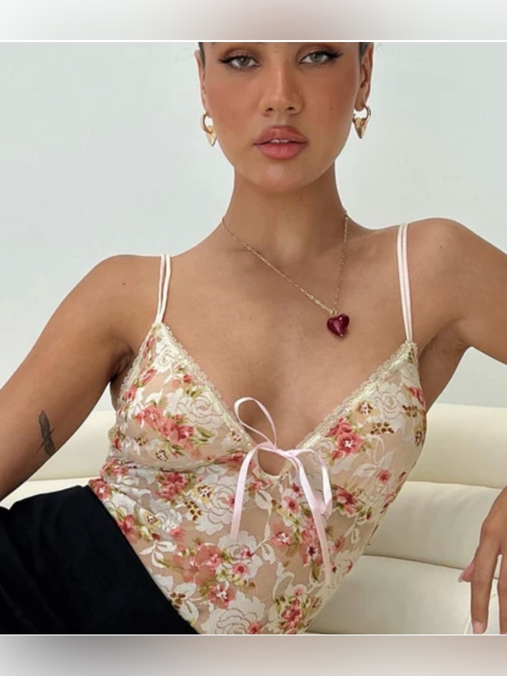 Princess Polly AMESSA LACE BODYSUIT FLORAL size 10 coquette dainty fairy FF